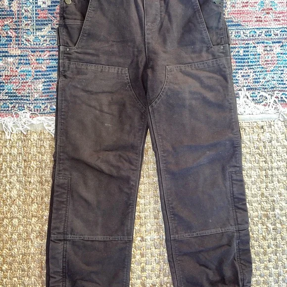 Carhartt Relaxed Fit Washed Duck Insulated Bib Overall - Picture 4 of 8